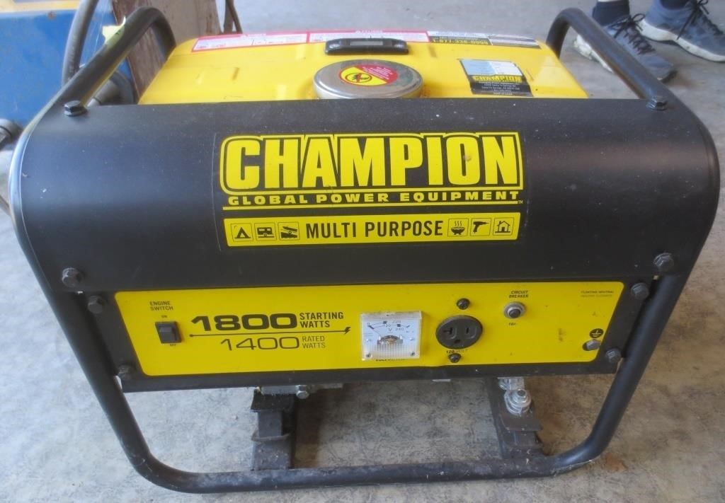 Champion generator, 1400 watts