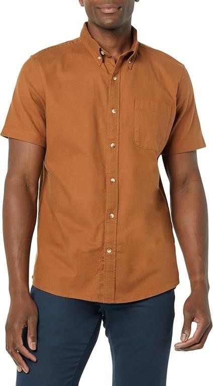 SMALL - Goodthreads Mens Slim-fit Short-Sleeve Str