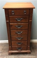 6 DRAWER JEWELRY ARMOIRE