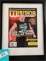 Signed Brock Lesnar magazine, with COA