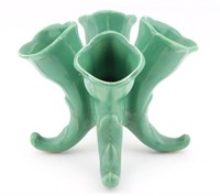 Turquoise Quadruple Cornucopia Vase