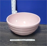 Vintage Pink Stoneware Bowl
