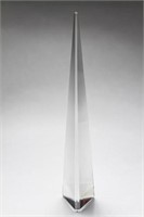 Baccarat Crystal "Ramses Trylon" Obelisk