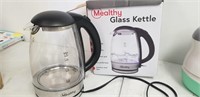 Mealthy glass kettle 1500w tea coffee soup kettle