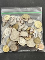 Over 1 Pound of Foreign Coins