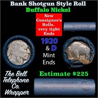 Buffalo Nickel Shotgun Roll in Old Bank Style 'Bel