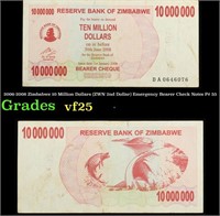 2006-2008 Zimbabwe 10 Million Dollars (ZWN 2nd Dol