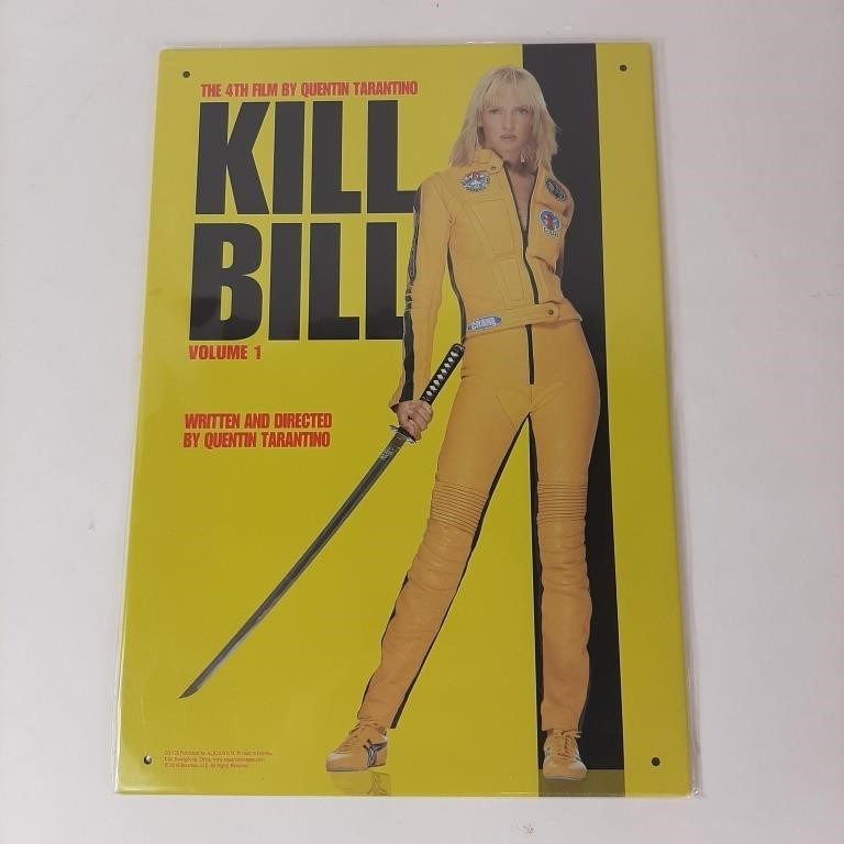 Kill Bill Metal Poster Sign