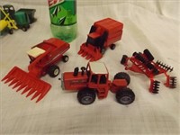 (4) International Tractors & Equipment - Toys