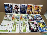 (20) Wii GAMES - SEE ALL PHOTOS