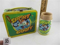 SPORT GOOFY METAL LUNCBOX WITH THERMOS