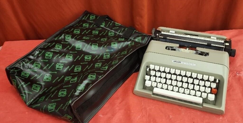 Olivetti Typewriter with a Case