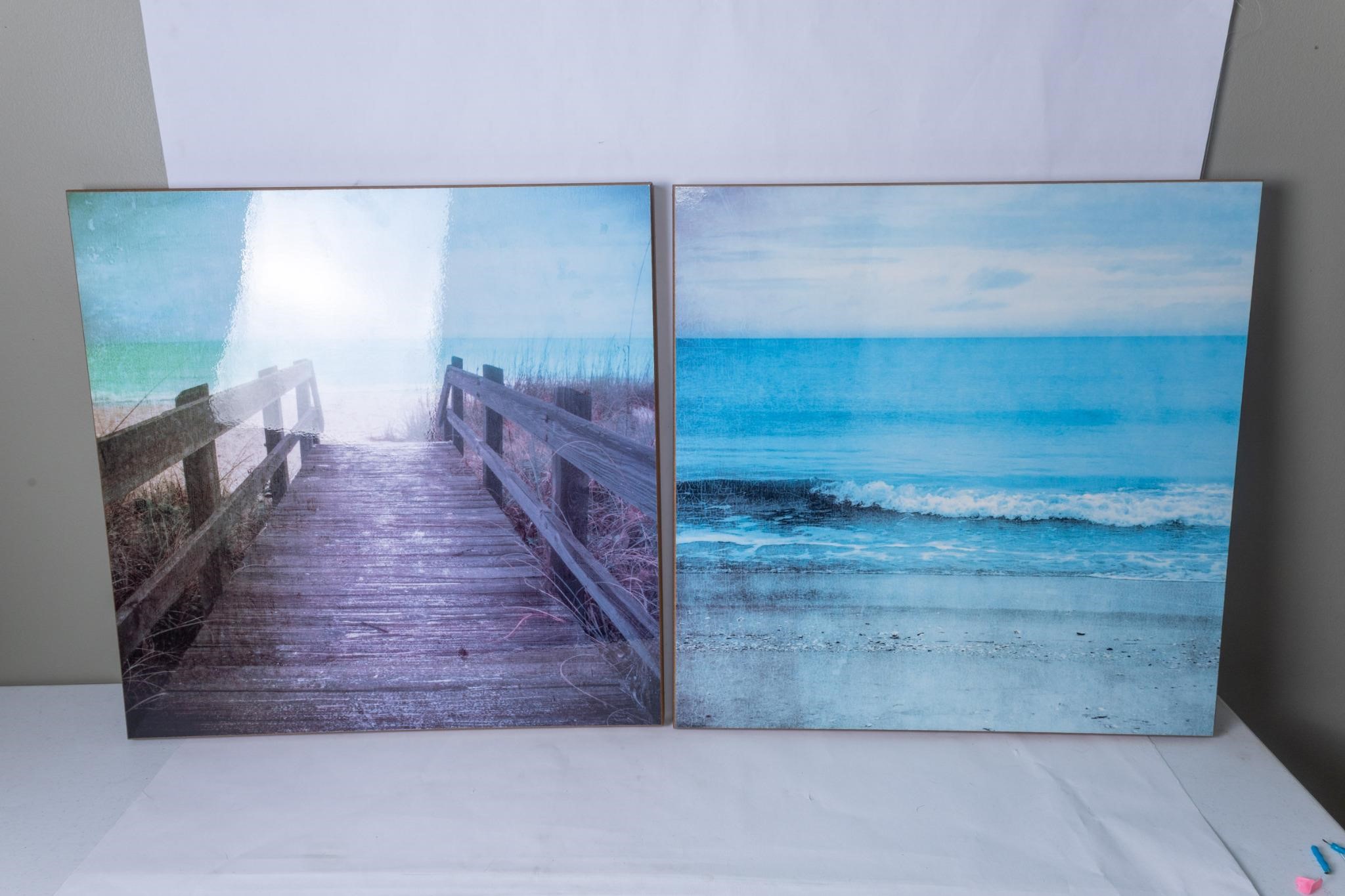 Two Decorative Acrylic Prints