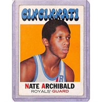 1971-72 Topps Basketball Nate Archibald Rookie