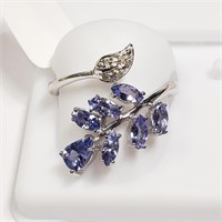 $240 S/Sil Tanzanite Ring