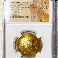 1071-1078AD Byzantine Empire Gold Coin NGC - CH XF