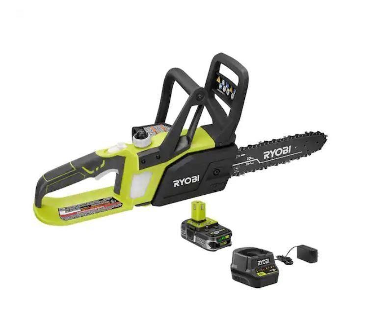 (Sealed unit) RYOBI ONE+18V 10in. Chainsaw + kit