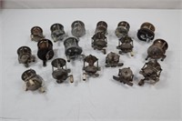 (18) VINTAGE CASTING REELS: