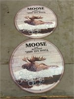 Two moose signs