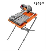 RIDGID 9 Amp Corded 7 in. Wet Tile Saw with Stand