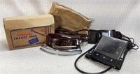 Vintage Travel Iron & Equate Blood Pressure