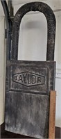 Taylor Lock Reproduction Trade Sign