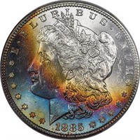 $1 1885 PCGS MS66