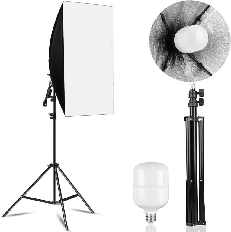 Zingbabu Softbox Lighting Kit, 20'' x 28'' Photogy