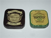 2 Typewriter Ribbon Tins Silk Gauze & Klein Write