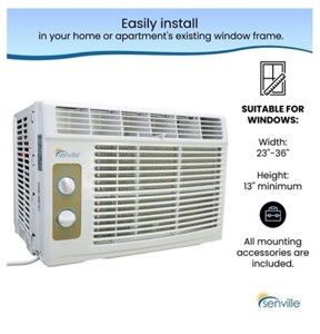 Senville 5000 BTU Window Air Conditioner