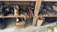Self lot of hammers & Antique hand wood planers