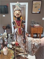 Carved Indonesian Hand Puppet