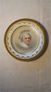 (2) Old 10” George and Martha Washington Plates