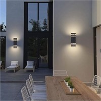 NEW OUTKEIEI 4-Pack Outdoor Wall Lights, LED