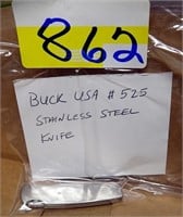 BUCK USA #525 STAINLESS STEEL