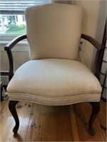 Queen Anne Foot Upholstered Armchair
