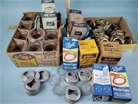 Canning jars & lids incl. Ball and Kerr
