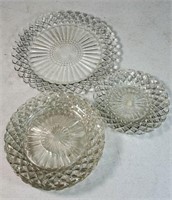 7 matching plates and saucers