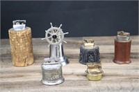 Lot of Assorted Vintage Tabletop Lighters