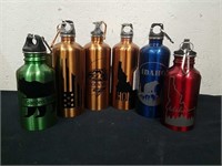 Group of Idaho metal drink containers