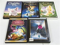 Lot of 5 Children's DVD Movies