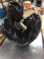 Black ceramic  couple