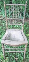 Antique Chair (As is) - 37" x 16.5" x 16"
