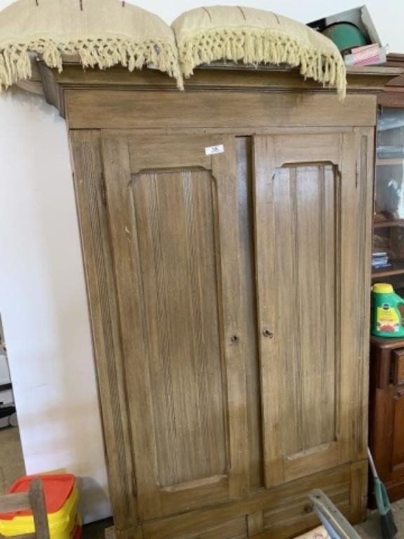 Antique Wardrobe and Contents