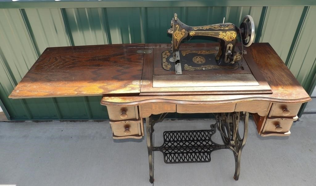 Eldredge Antique Treadle Sewing Machine