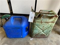 LOCATED IN AMITY - Vintage Jeep Can & Plastic Can