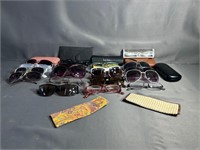 Assortment Of Glasses & Cases