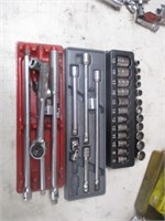 Snap-on Socket & Extension Set with Ratchet