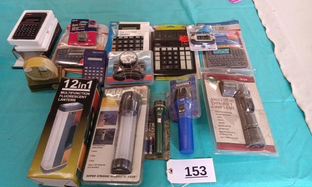 Flashlights & Calculators