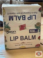 New 90 packs, 108 pcs per pack; DMSKY lip balm 12